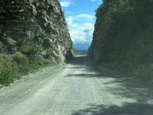 Beginning the 60 mile road to McCarthy. 